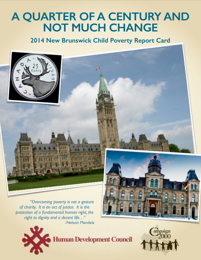 2014 New Brunswick Child Poverty Report Card