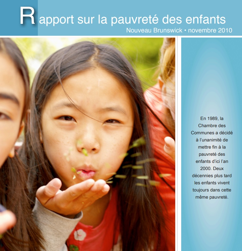 2010 New Brunswick Child Poverty Report Card