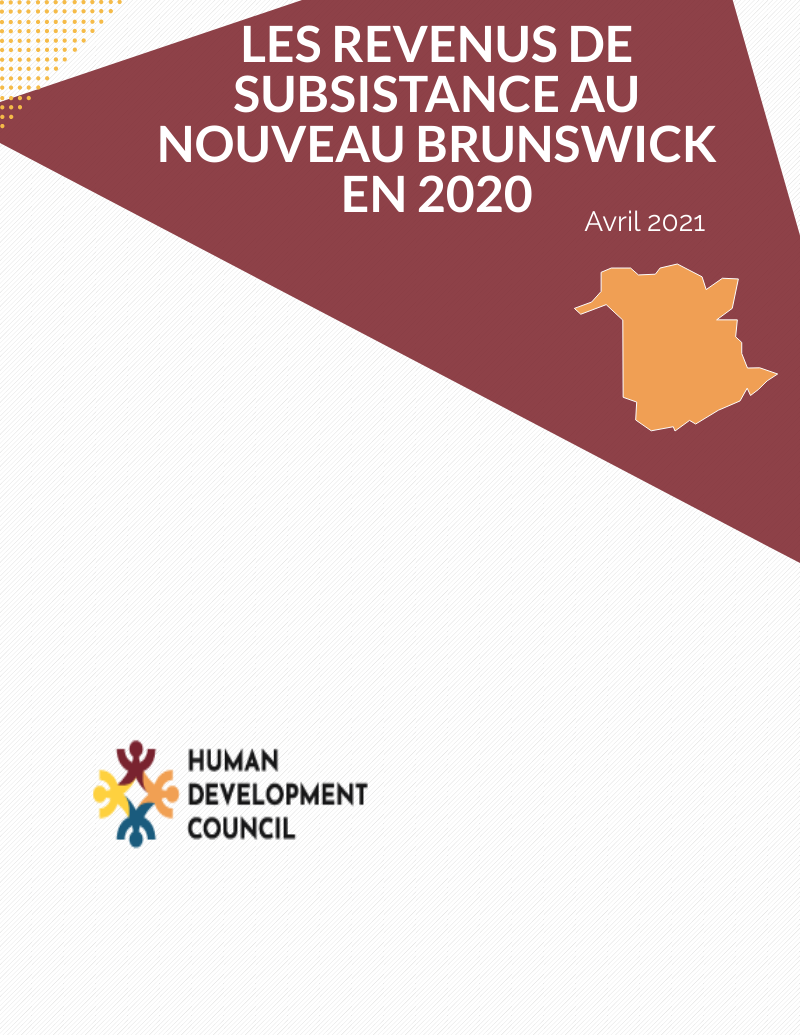 Les Revenus de Subsistance au Nouveau Brunswick en 2020