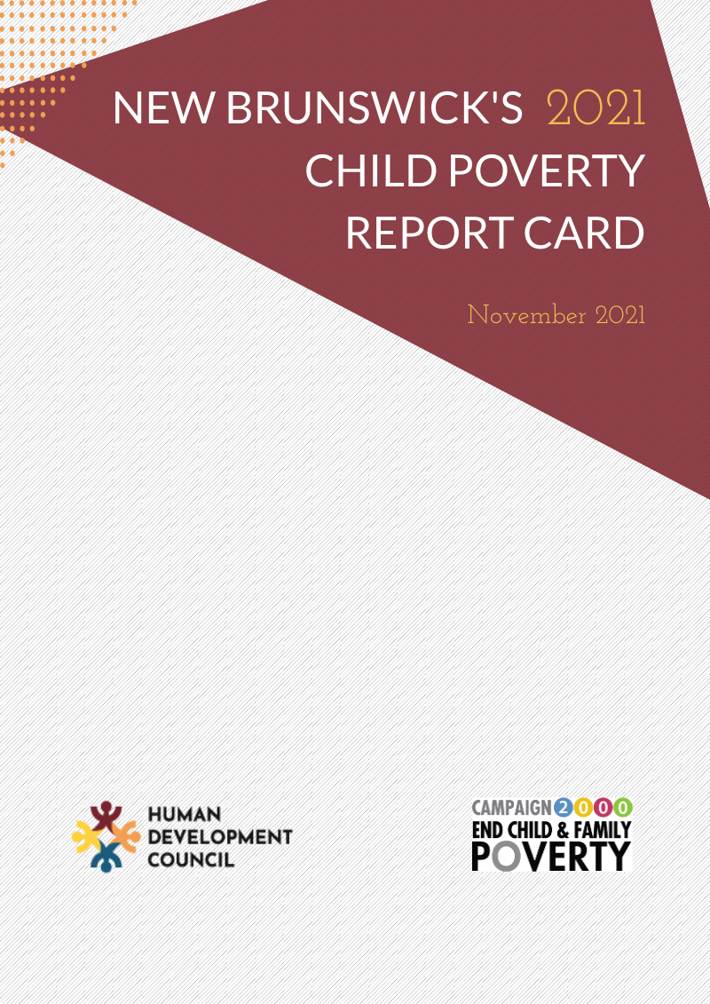 2021 New Brunswick Child Poverty Report Card