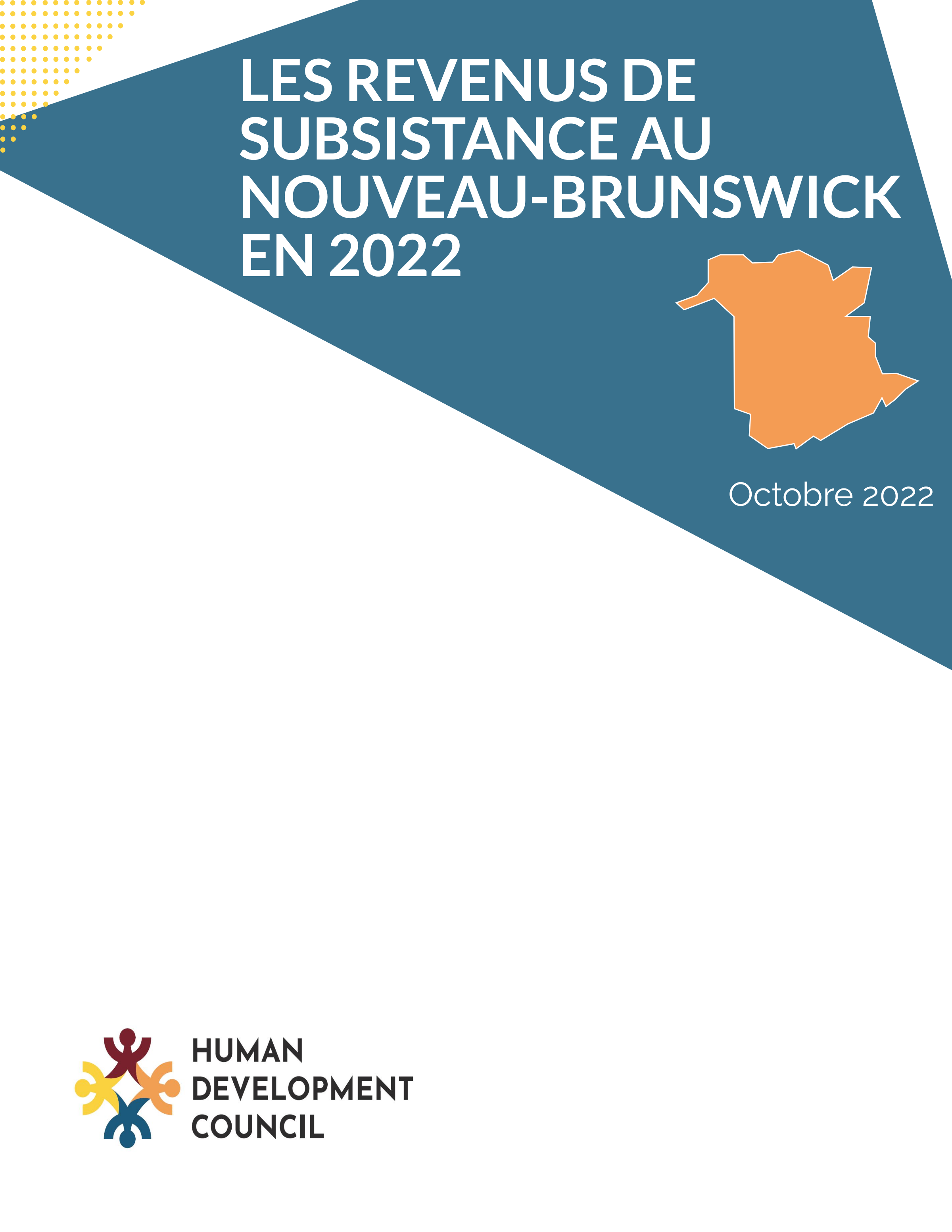 Les revenus de subsistance au Nouveau-Brunswick en 2022