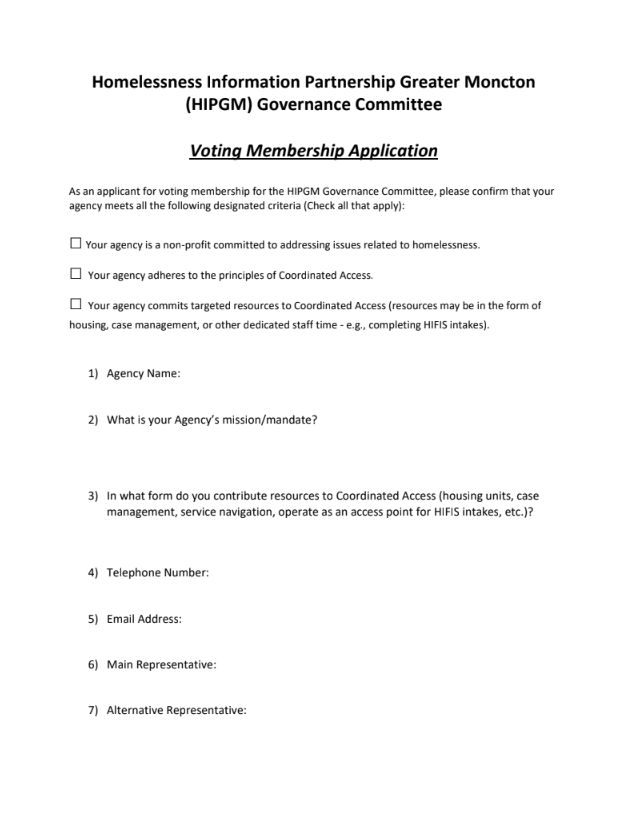 HIPGM Voting Membership Application