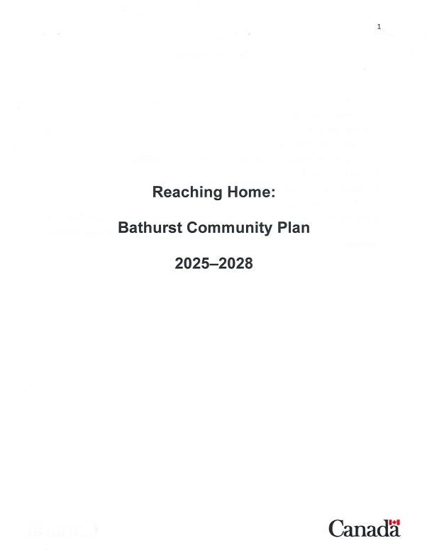 Bathurst Reaching Home Community Plan