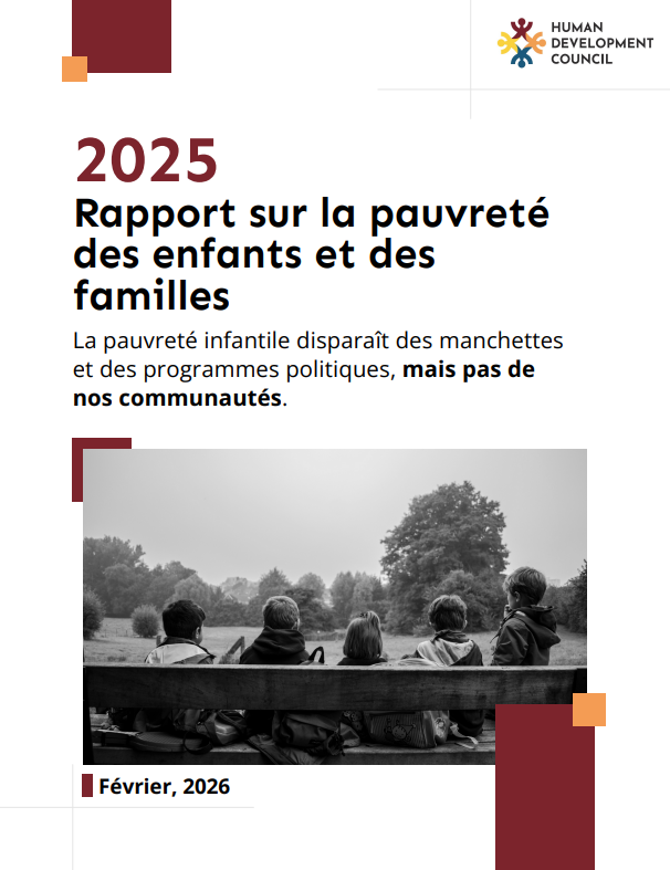 2025 Rapport sur la pauvreté des enfants et des familles