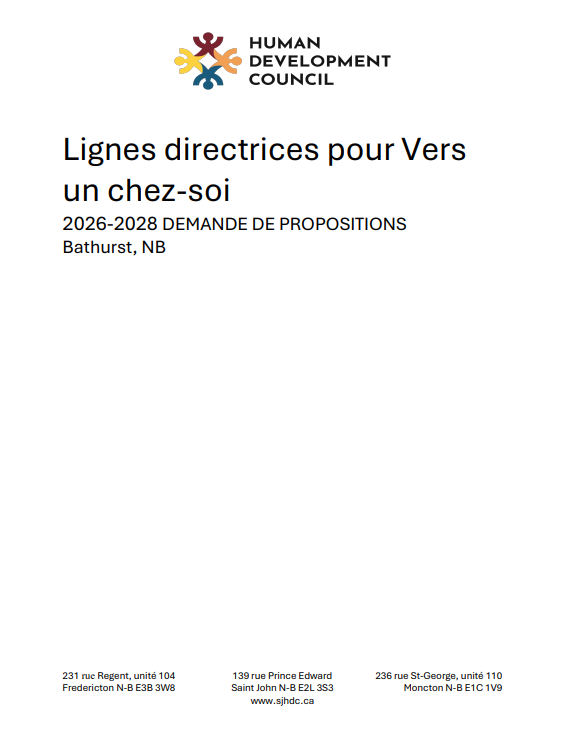 Lignes directrices pour Vers un chez-soi